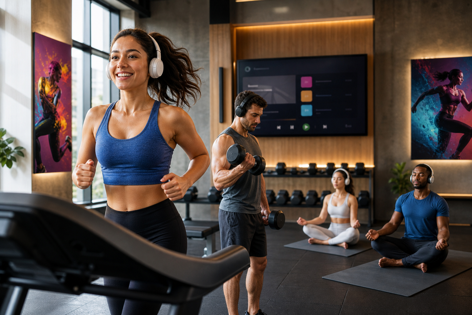 fitness-routine-and-music
