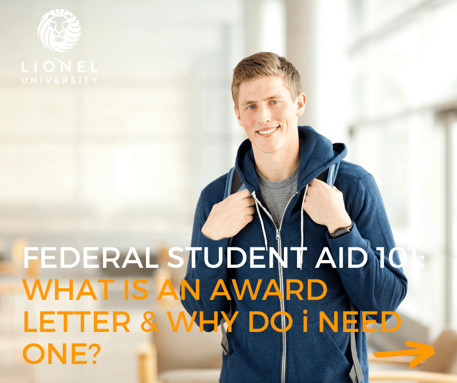 What is a financial aid award letter?
